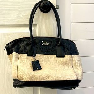 Black and White Kate Spade purse